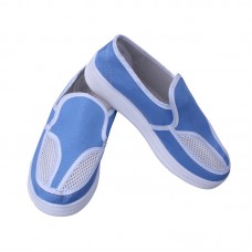 Anti-static shoes Dust-free work shoes spu/pu/pvc sole four-hole towel labor protection shoes