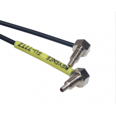 PU-77TZ M4 right-angle elbow fiber optic sensor detection head through the beam L-type fiber optic tube