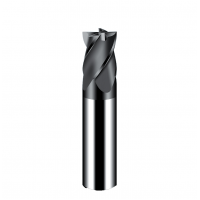 4-point tungsten steel flat-bottom short end mill